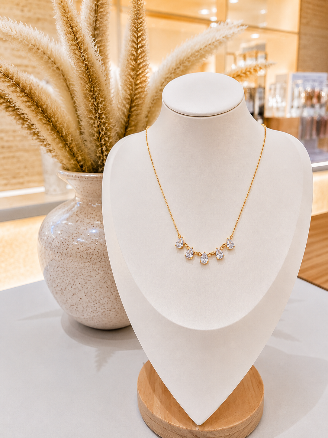 
                  
                    Crystal Cascade Necklace
                  
                