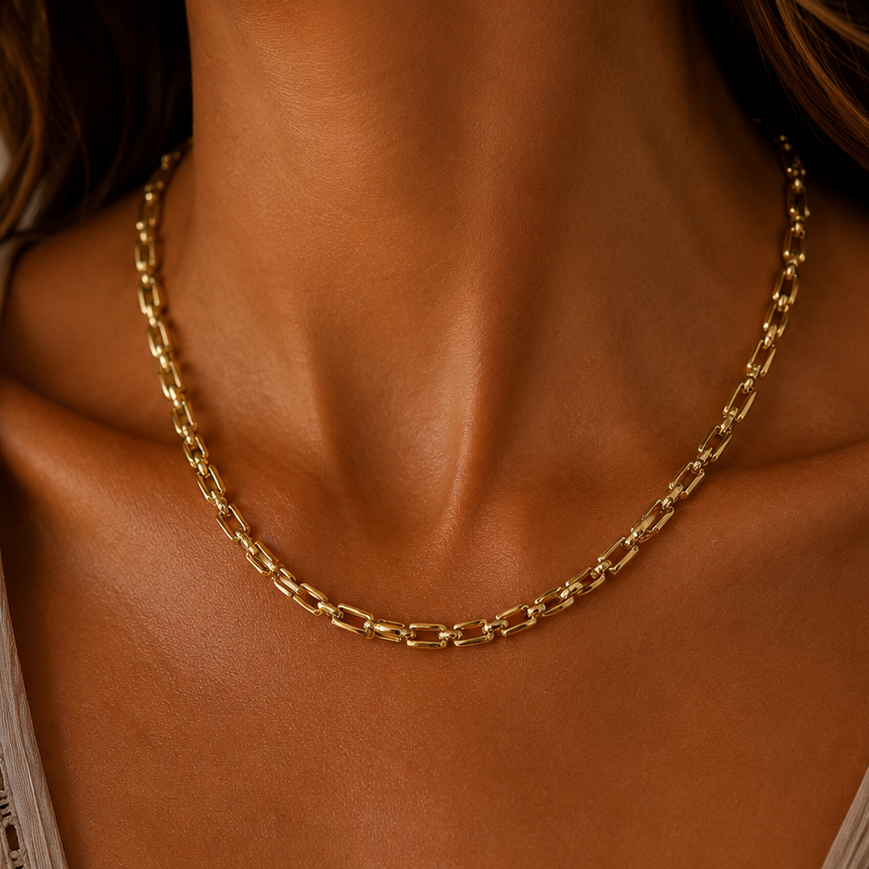 
                  
                    Golden Luxe Link Necklace
                  
                