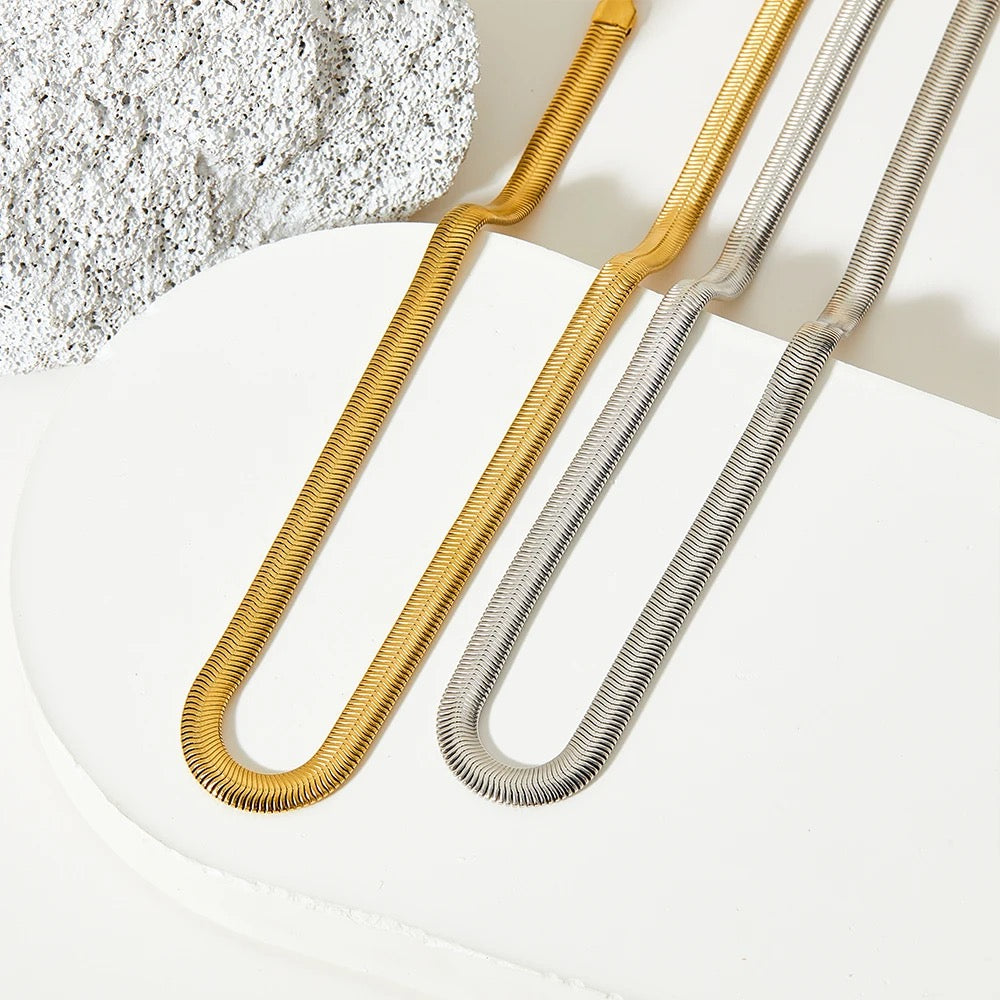 
                  
                    Gold Plated Stainless Steel Waterproof & Tarnish-Free Necklaces- Boho Jewellery For Everyday Wear
                  
                