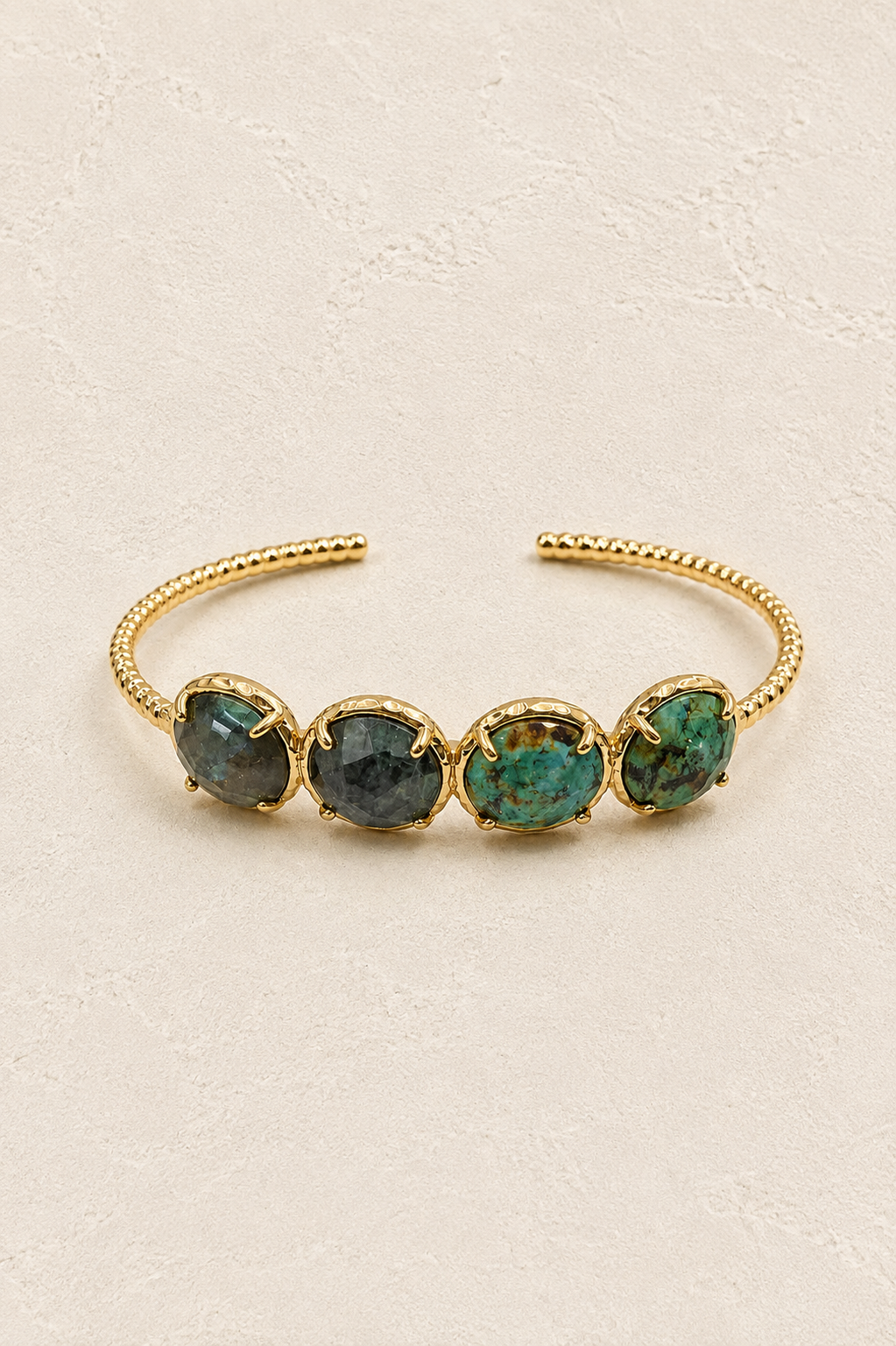 
                  
                    African Turquoise Laguna Cuff Bracelet
                  
                