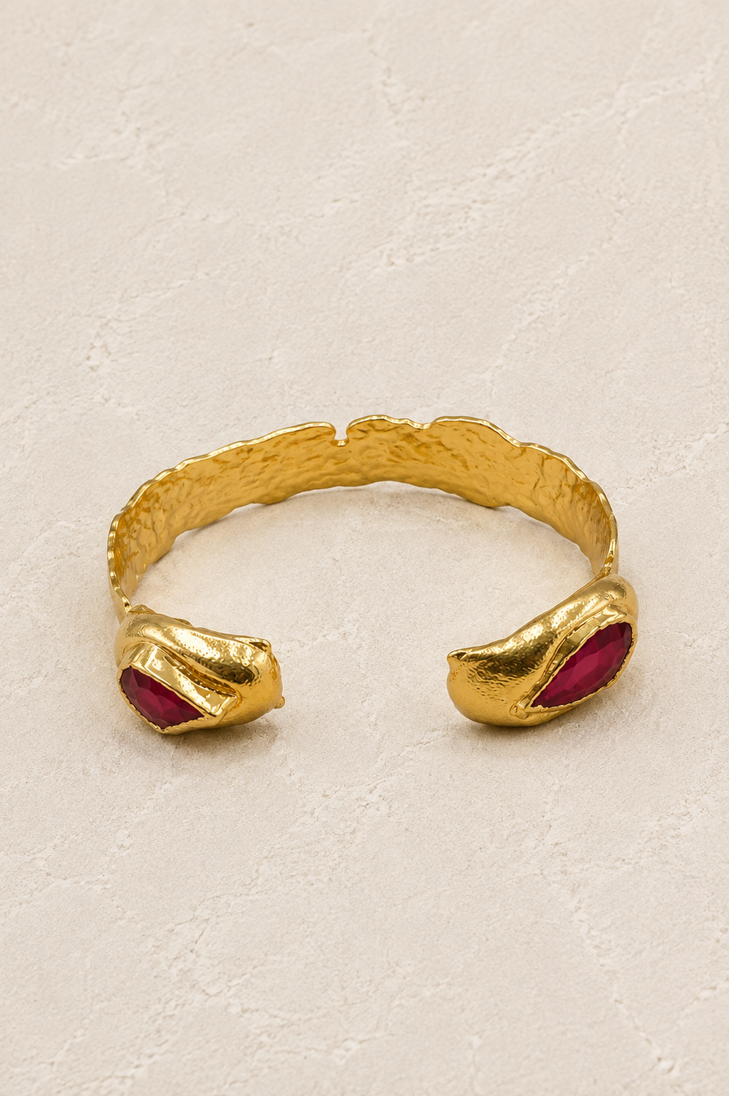 
                  
                    Coralia Red Coral Cuff
                  
                