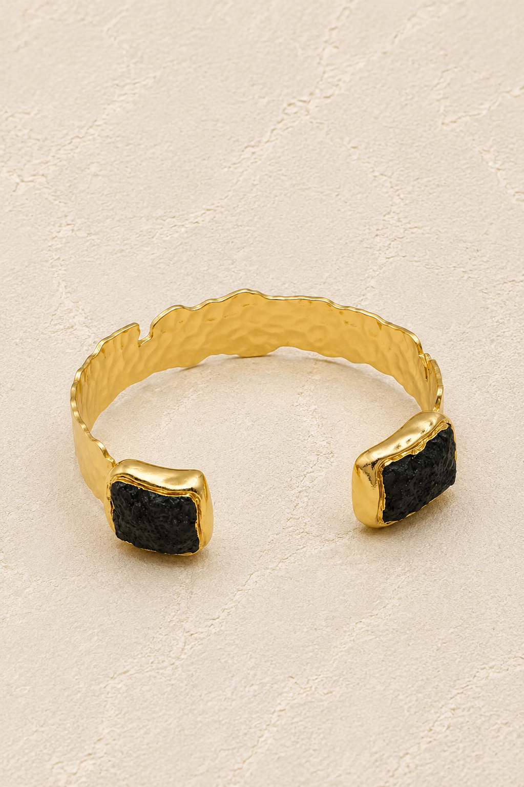 
                  
                    Coralia Black Lava Stone Cuff
                  
                