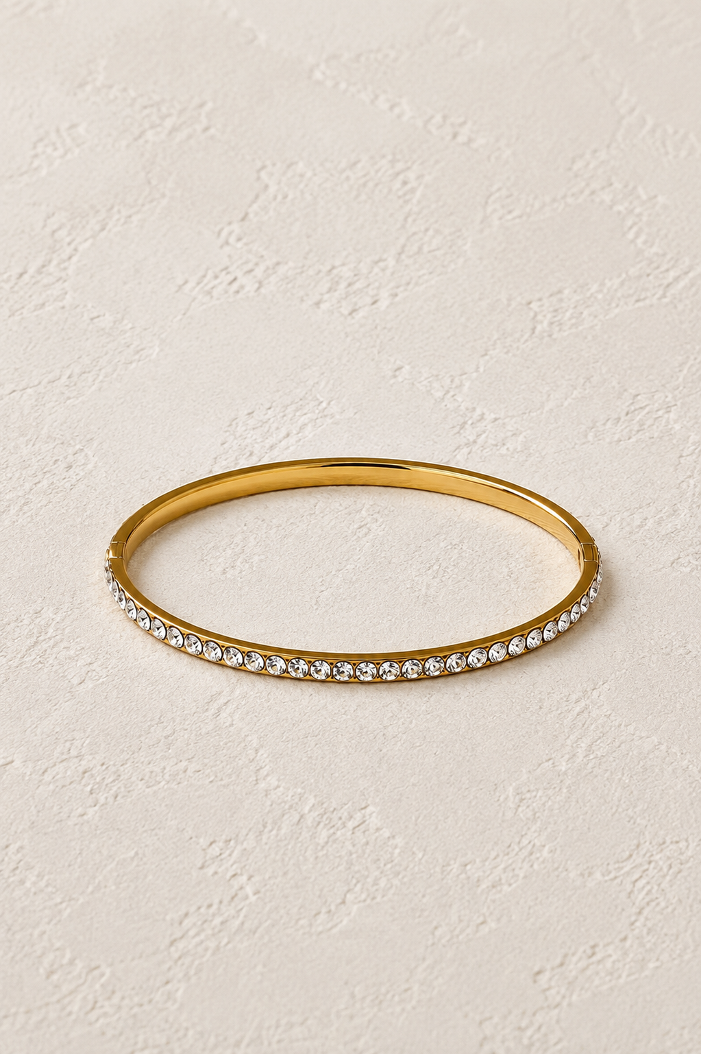 
                  
                    Elara Gold Tennis Bangle – waterproof gold bangle by Boho & Mala
                  
                
