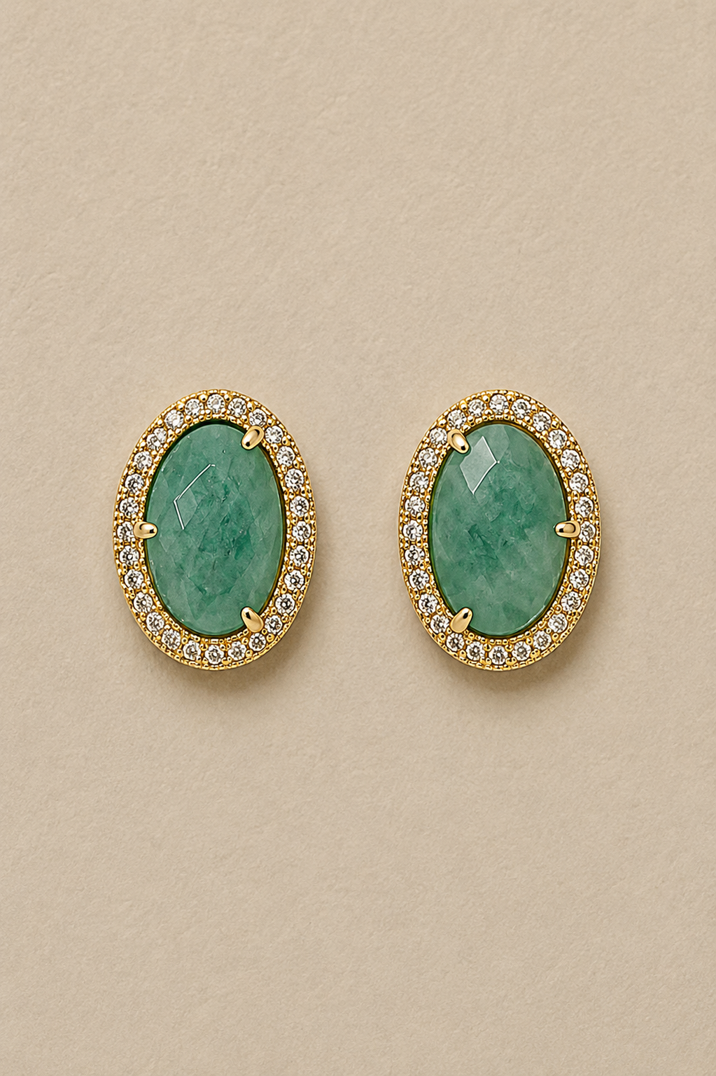 
                  
                    Celestine Amazonite - Genuine Gemstone Studs
                  
                