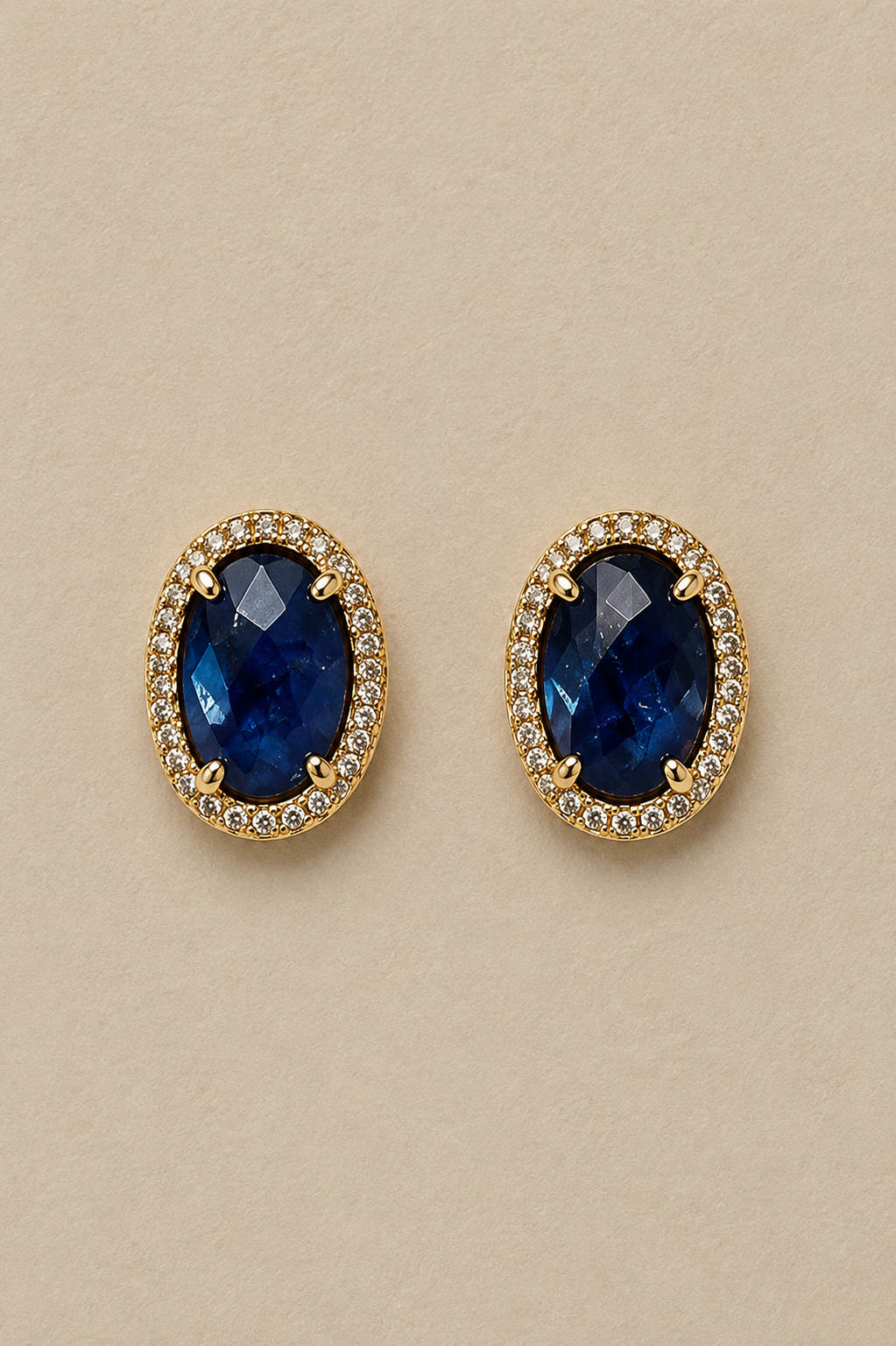 
                  
                    Celestine Lapis Lazuli - Genuine Gemstone Studs
                  
                