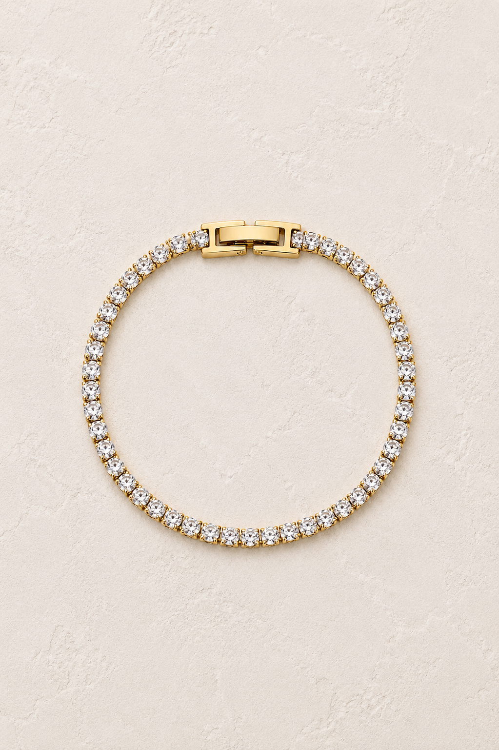 
                  
                    Celeste Classic Gold Tennis Bracelet – waterproof gold bracelet by Boho & Mala
                  
                