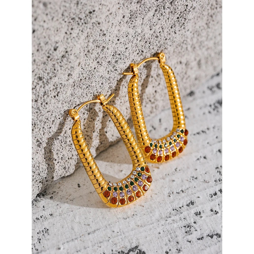 
                  
                    Gold Plated Stainless Steel Waterproof & Tarnish-Free Earrings- Boho Jewellery For Wild Souls
                  
                