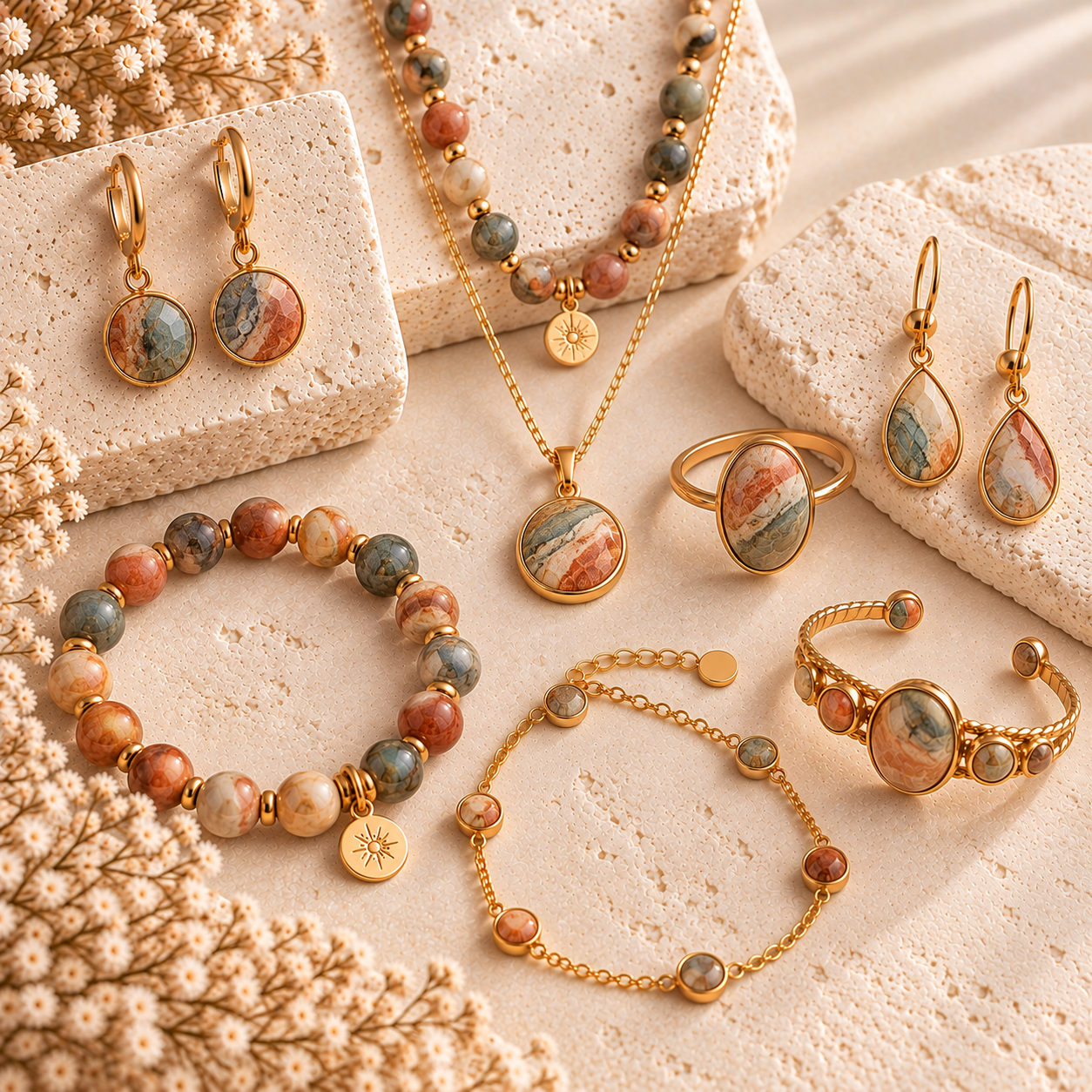 Cream & Beige Jewellery