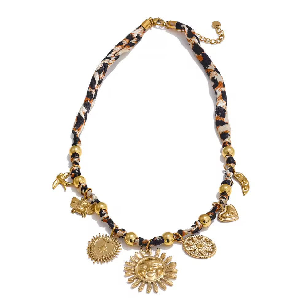 
                  
                    Charm Gold Plated Stainless Steel Waterproof & Tarnish-Free Necklaces- Boho Jewellery For Everyday Wear
                  
                