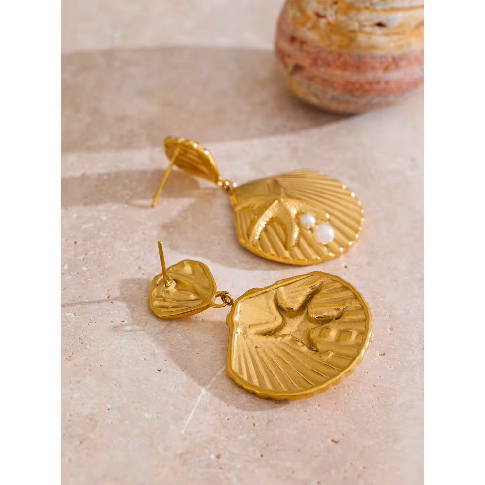 
                  
                    Gold Plated Stainless Steel Waterproof & Tarnish-Free Earrings- Boho Jewellery For Wild Souls
                  
                