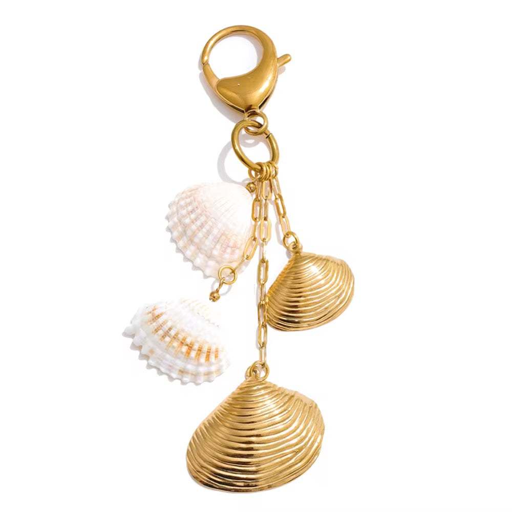 
                  
                    Shell Charm Key Ring
                  
                