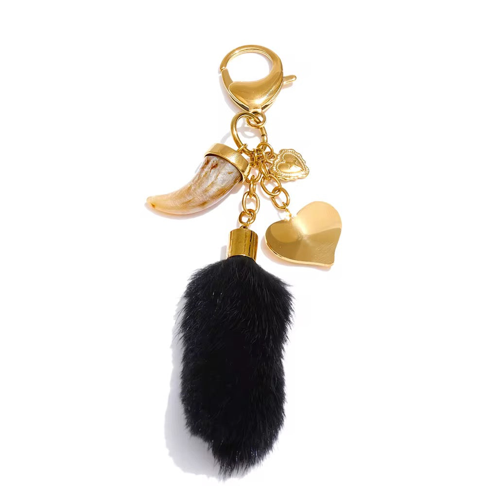 
                  
                    Fluffy Charm Key Ring
                  
                