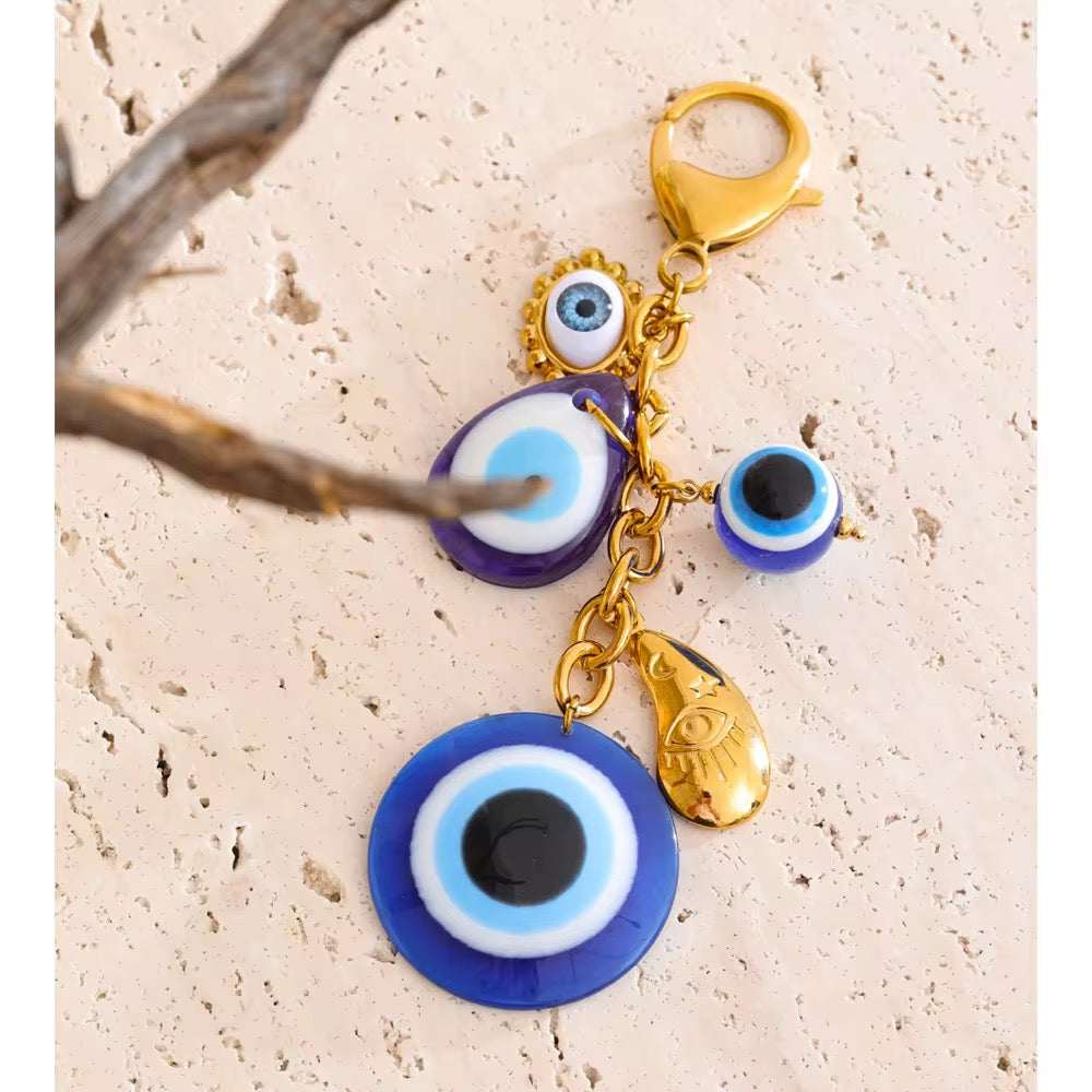 
                  
                    Evil Eye Charm Key Ring
                  
                