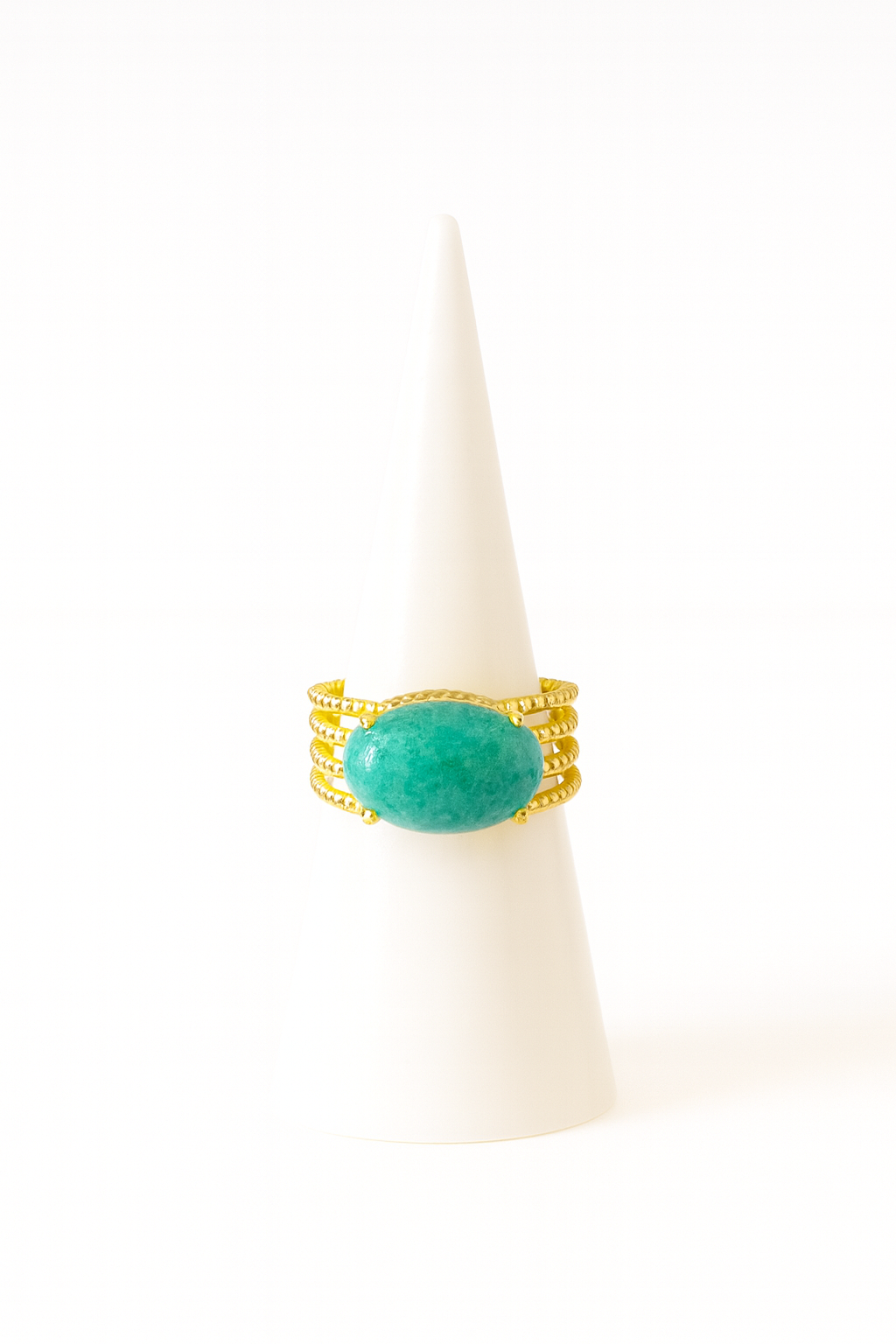 
                  
                    Gold Plated Stainless Steel Waterproof & Tarnish-Free Adjustable Ring- Boho Jewellery For Everyday Wear
                  
                
