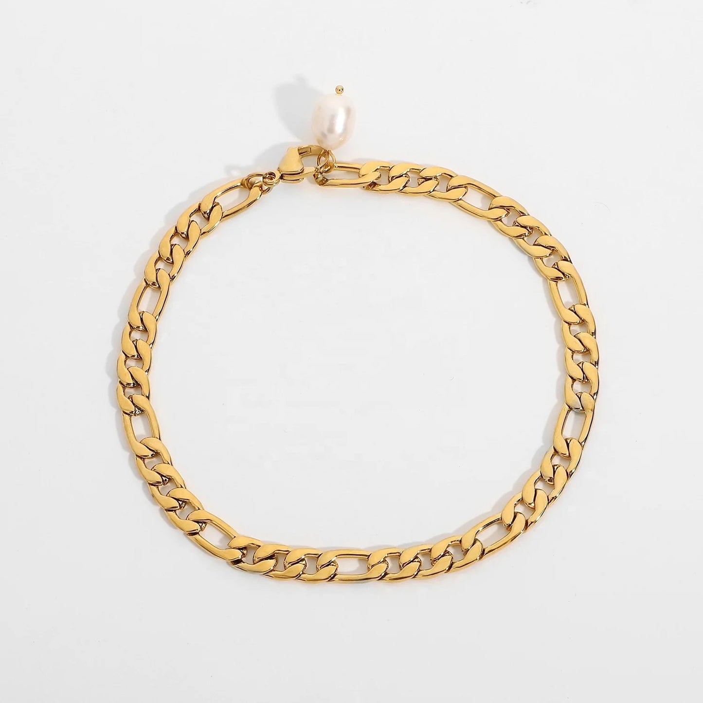 
                  
                    Gold Plated Stainless Steel Waterproof & Tarnish-Free Adjustable Anklet- Boho Jewellery For Everyday Wear
                  
                