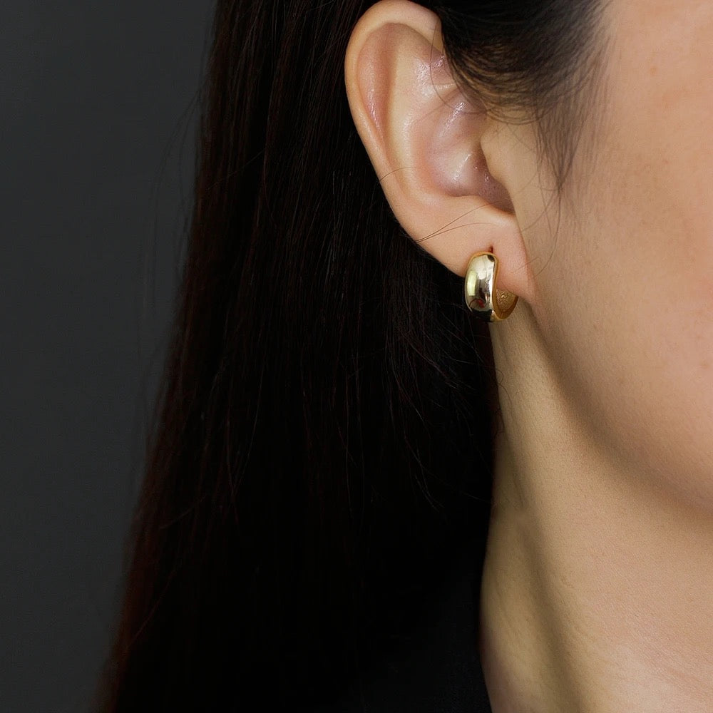 
                  
                    Boho & Mala Sterling Silver Hoop Huggie Earrings
                  
                
