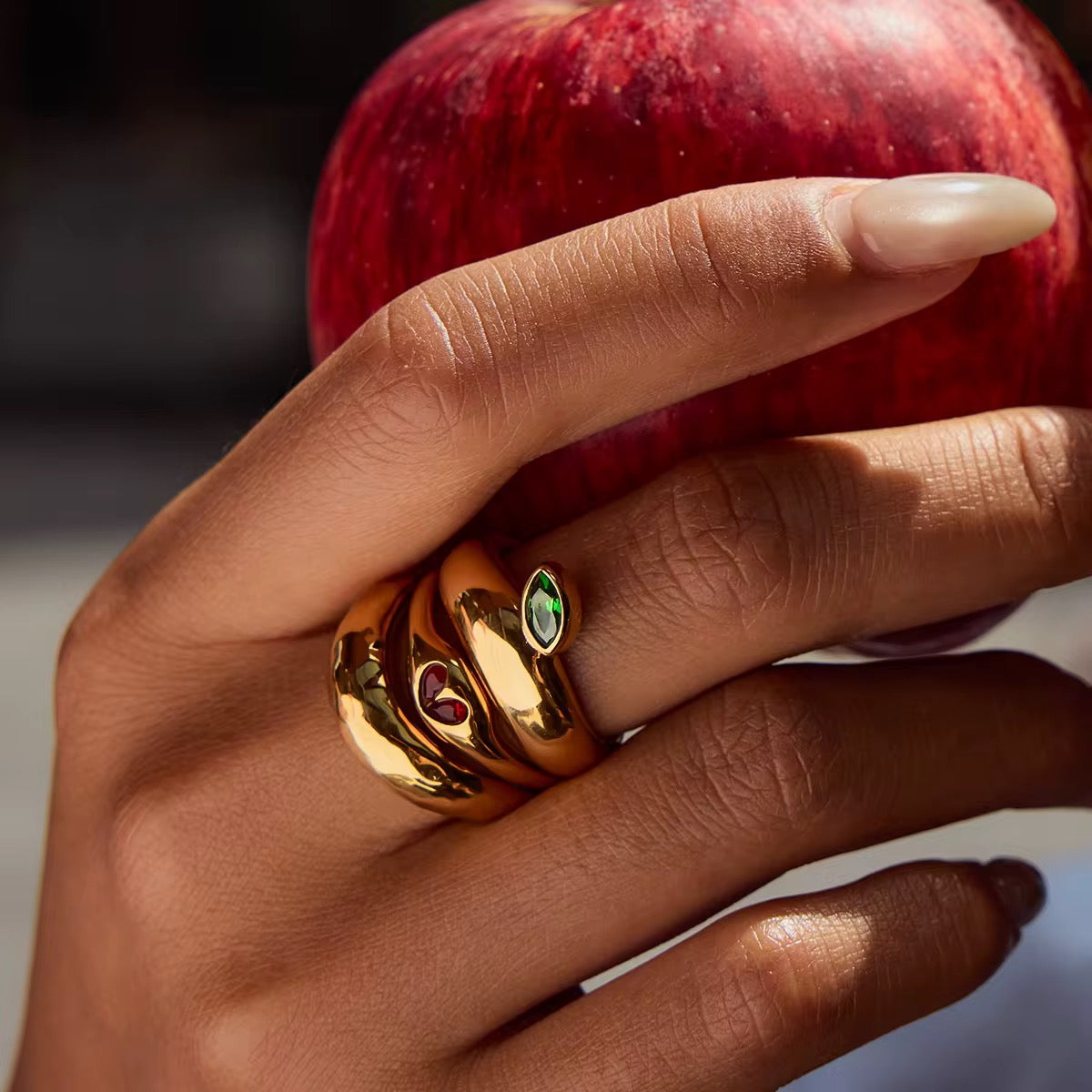 
                  
                    Molten Gold Band Ring Size 7
                  
                