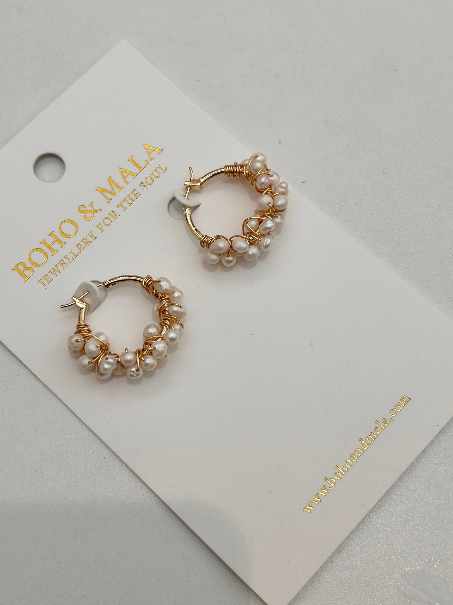 Bauble Pearl Hoop Earring original product photo
