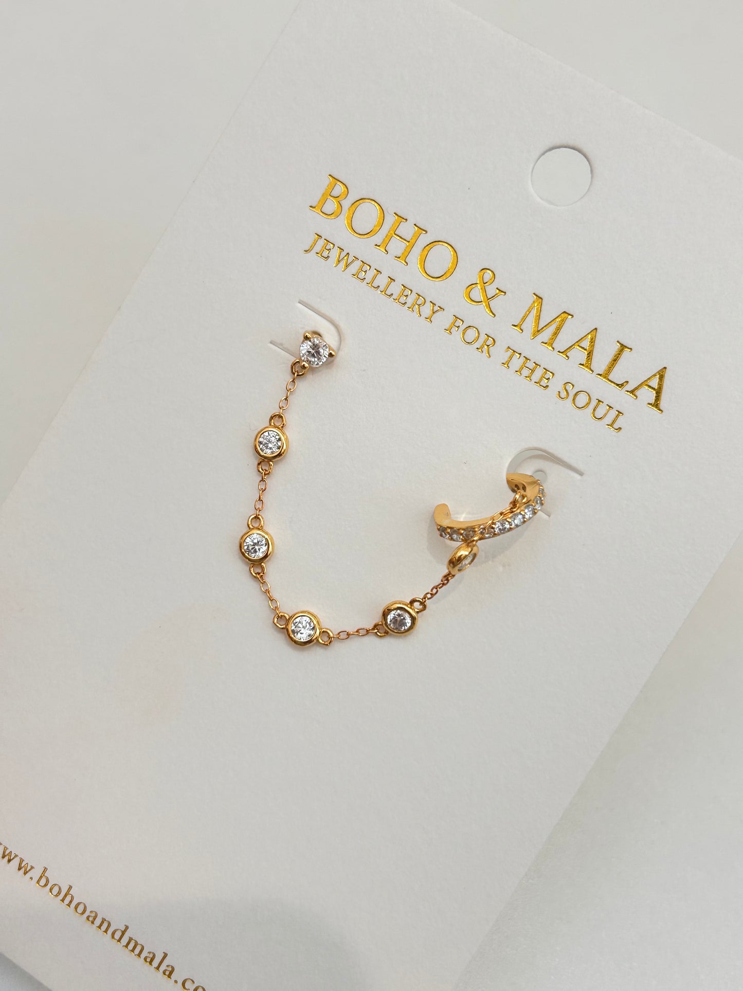 
                  
                    Mira Gold Cuff & Stud Earrings
                  
                