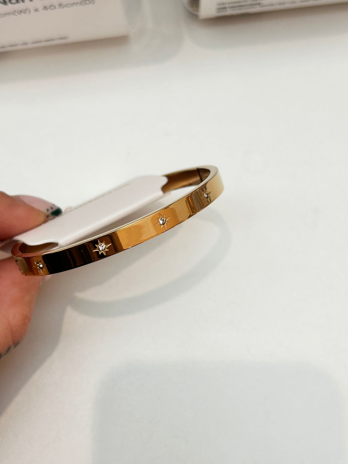 
                  
                    Forelle Gold Starlight Bangle – Boho & Mala jewellery
                  
                