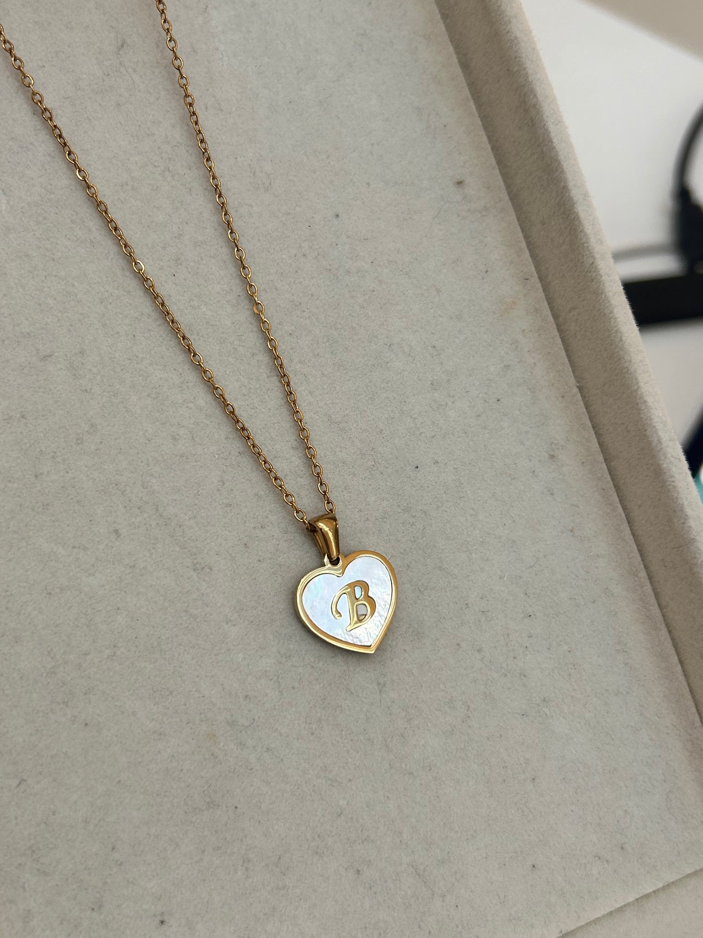 
                  
                    Colette Gold Heart Initial Necklace – Boho & Mala jewellery
                  
                