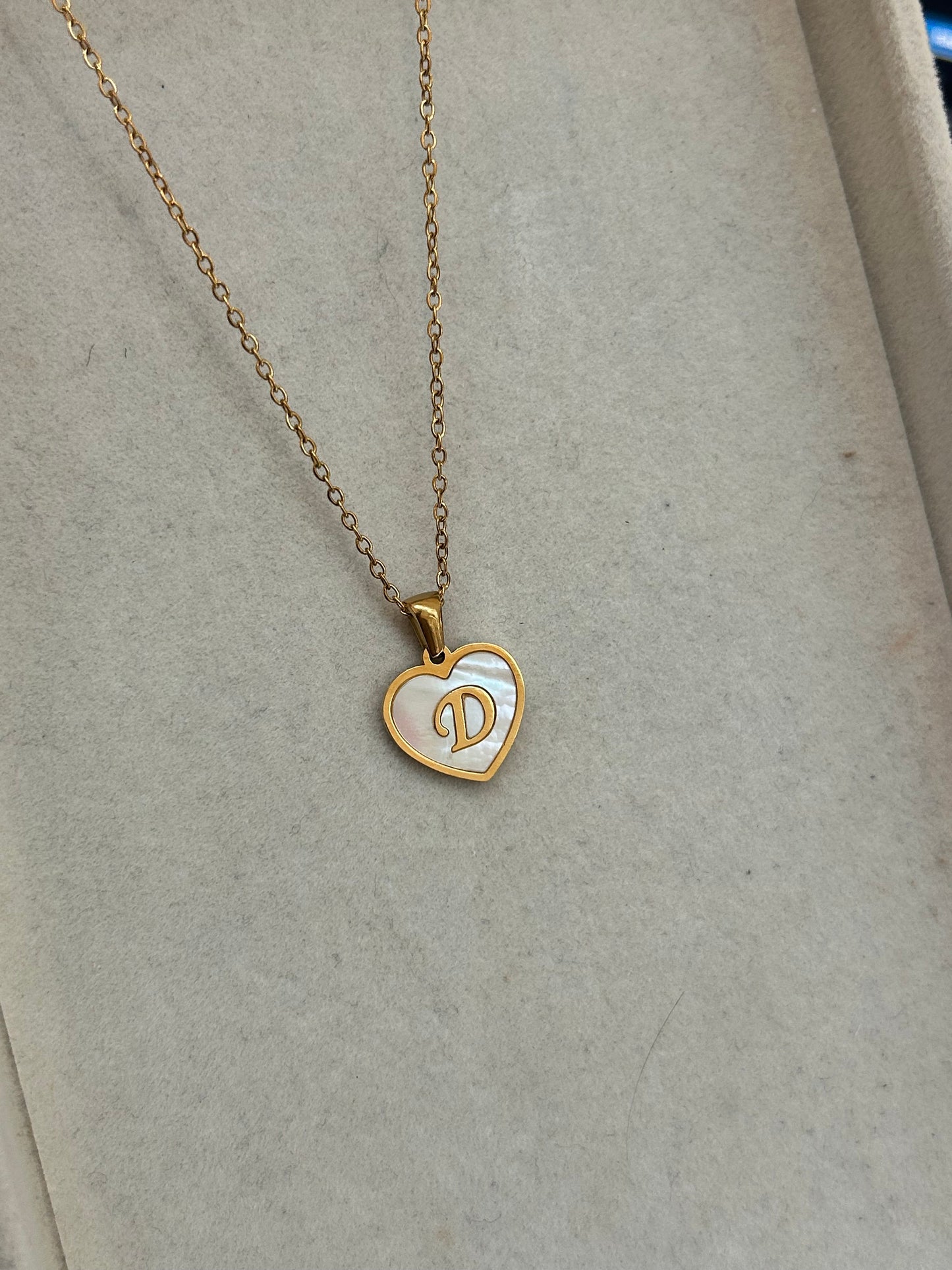
                  
                    Colette Gold Heart Initial Necklace – Boho & Mala jewellery
                  
                
