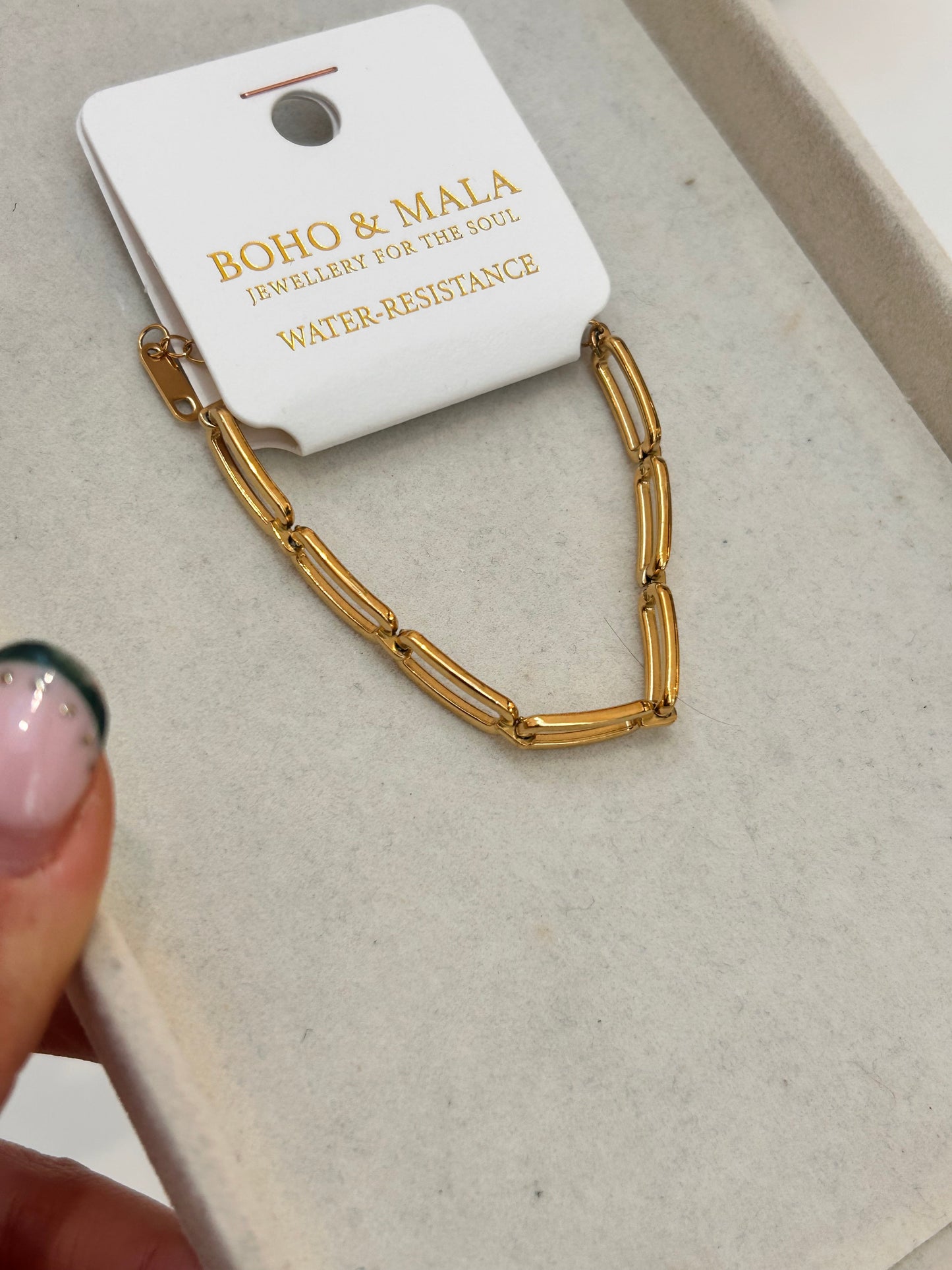 
                  
                    Renata Gold Sculpted Link Bracelet
                  
                