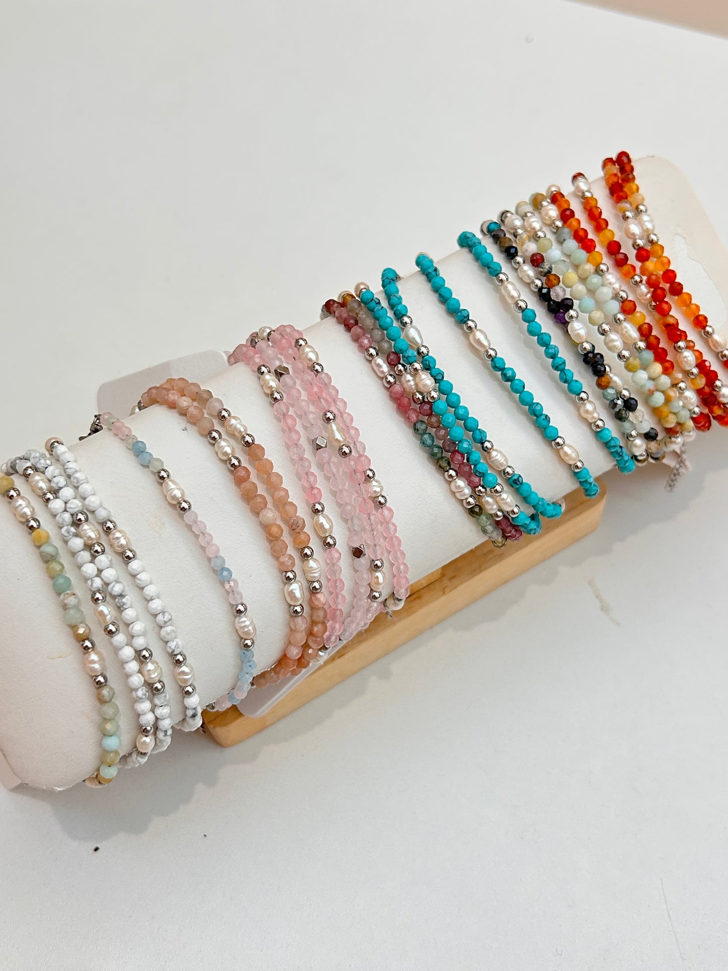 
                  
                    Anaya Silver Pearl & Natural Stone Beaded Bracelet
                  
                
