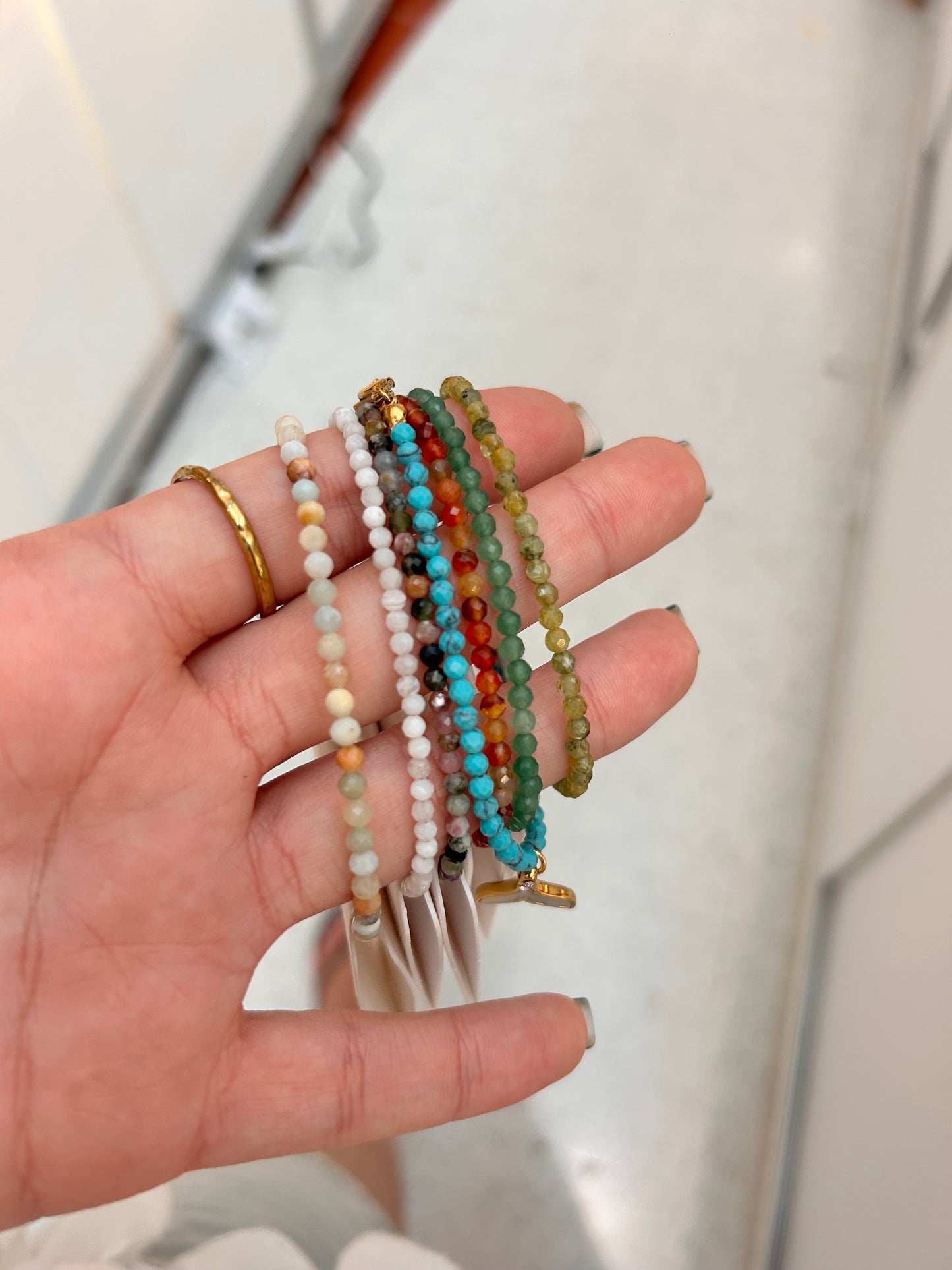 
                  
                    Anaya Gold Natural Stone Beaded Bracelet
                  
                