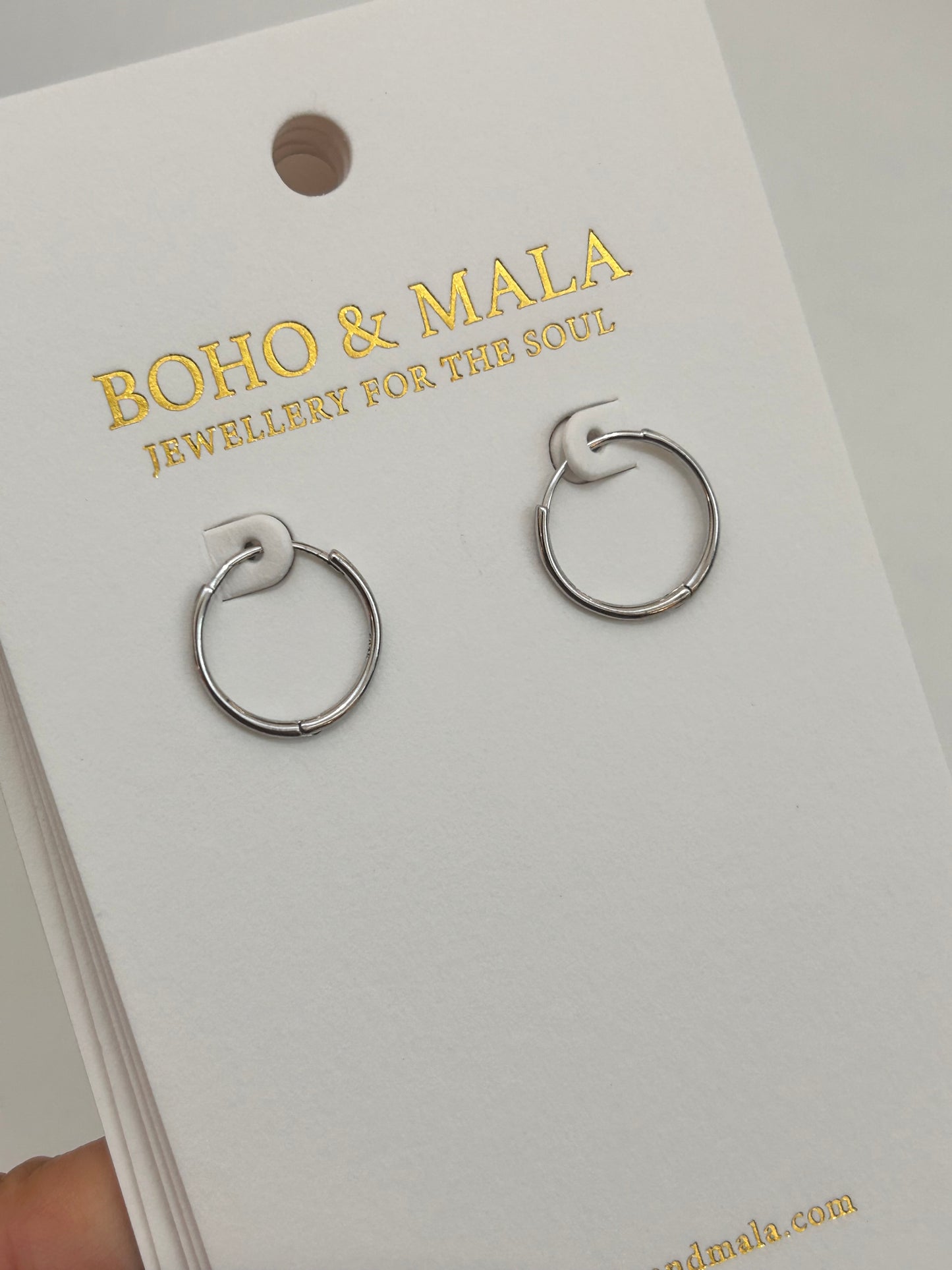 
                  
                    Arlette Silver Slim Hoop Earrings
                  
                