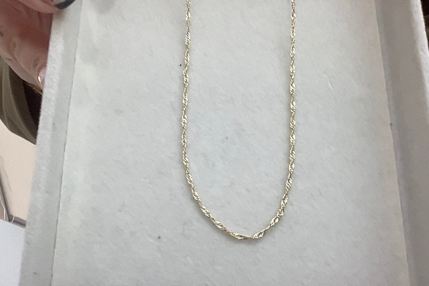 Gold Amalina Twist Chain Necklace – Boho & Mala jewellery