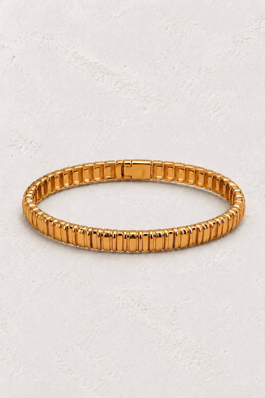 
                  
                    Talia Gold Textured Bangle
                  
                