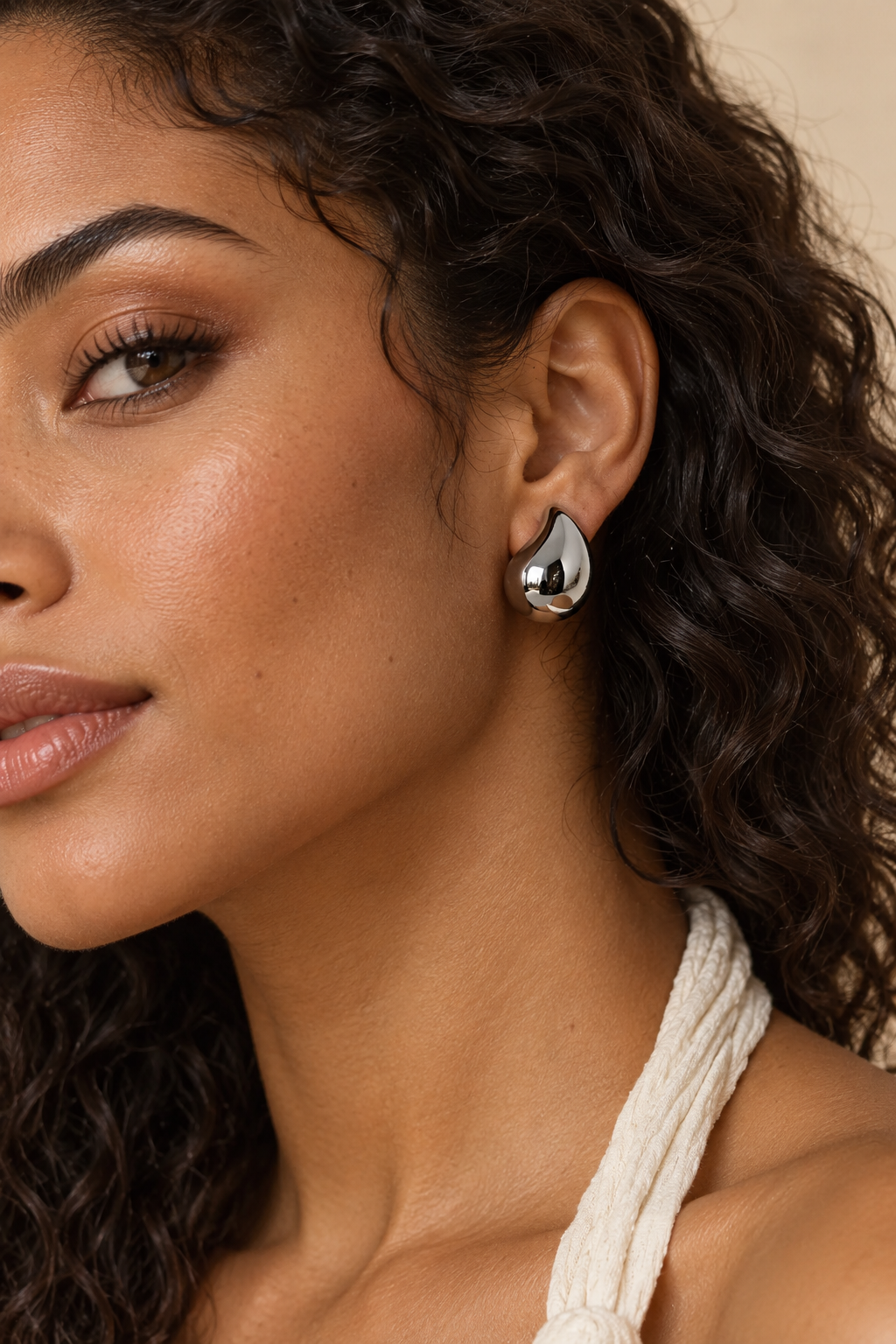 
                  
                    Maelle Silver Dewdrop Stud Earrings
                  
                