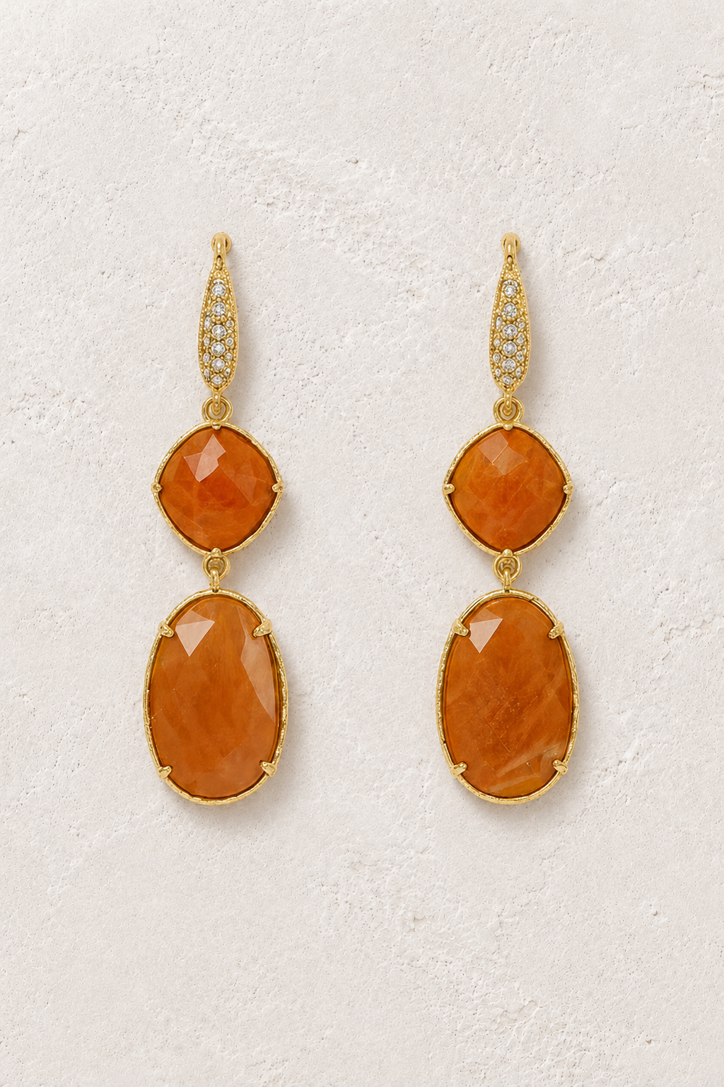 
                  
                    Amara Sunstone genuine gemstone earrings
                  
                