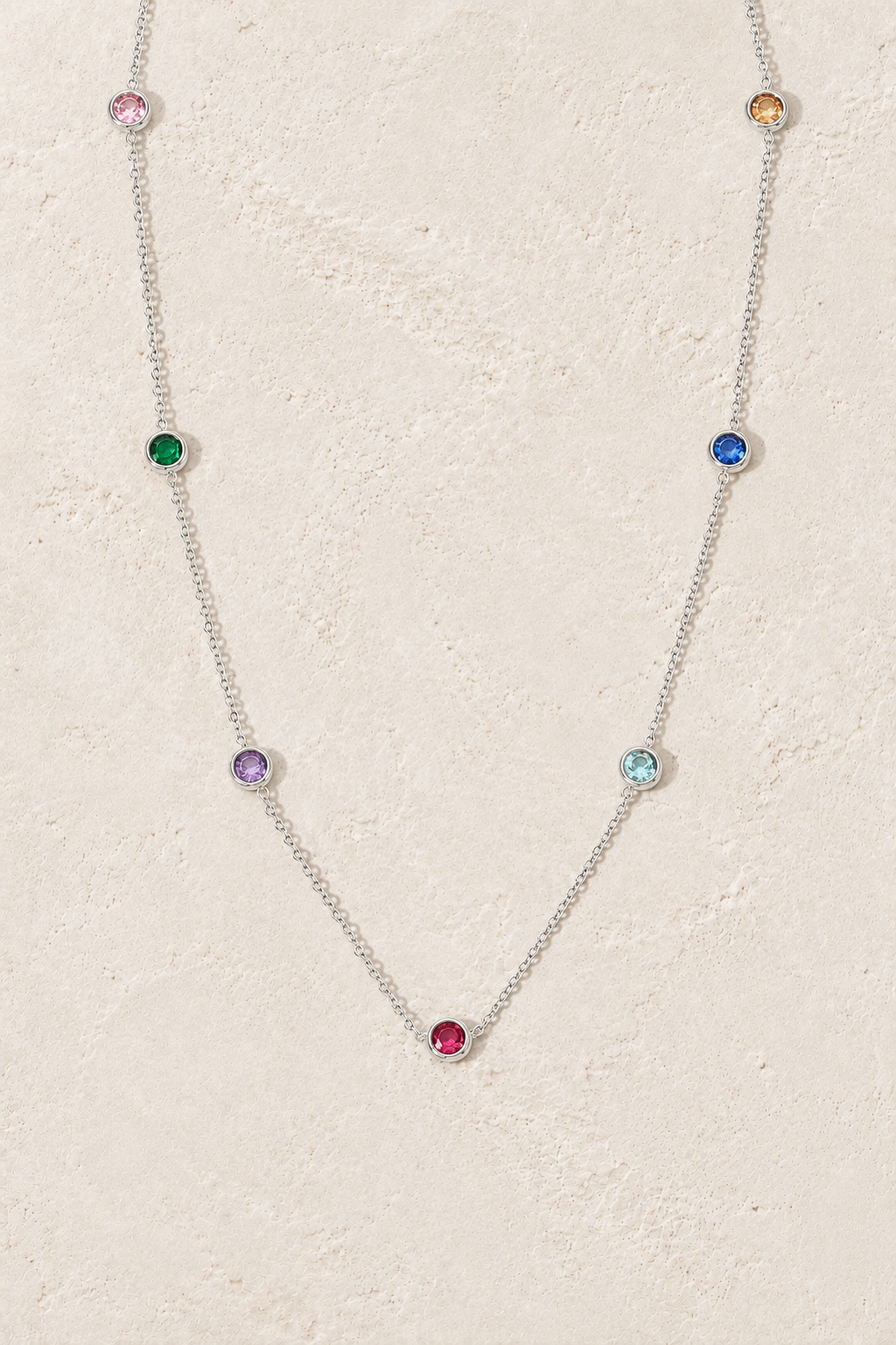 Colourful Pendant Necklace on Francesca's approved original hero background
