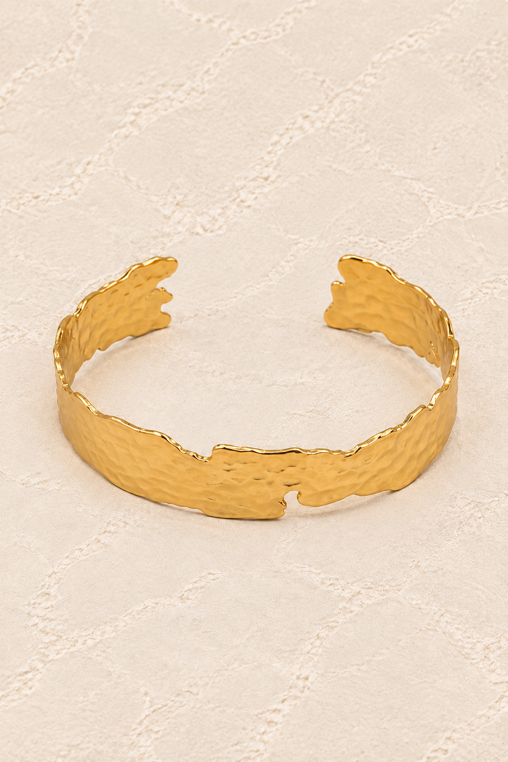 
                  
                    Brisa Midi Adjustable Cuff Bracelet on ivory plaster, tall product cover
                  
                