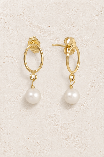 Aveline Classic Pearl Drop Earrings