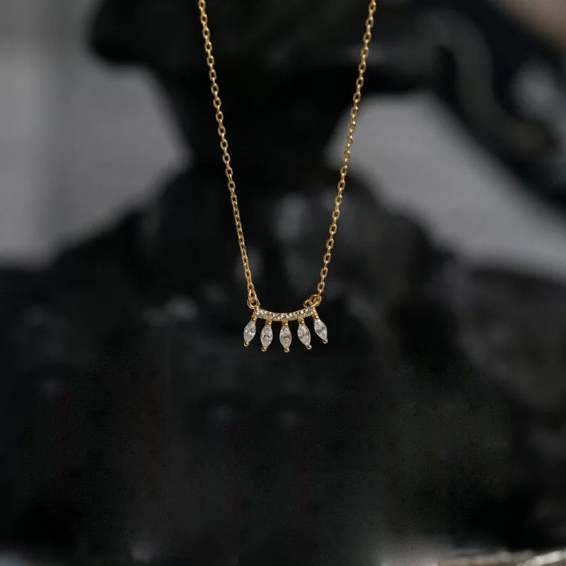 gold pendant necklaces at boho and mala