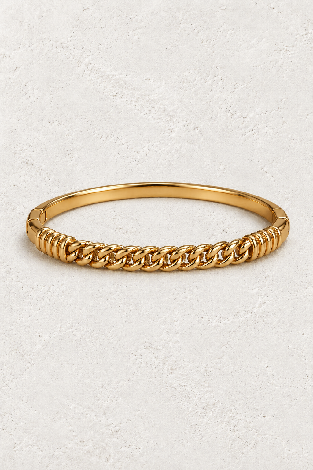 
                  
                    Marlow Gold Chain Bangle — approved off-white background 2:3 cover
                  
                
