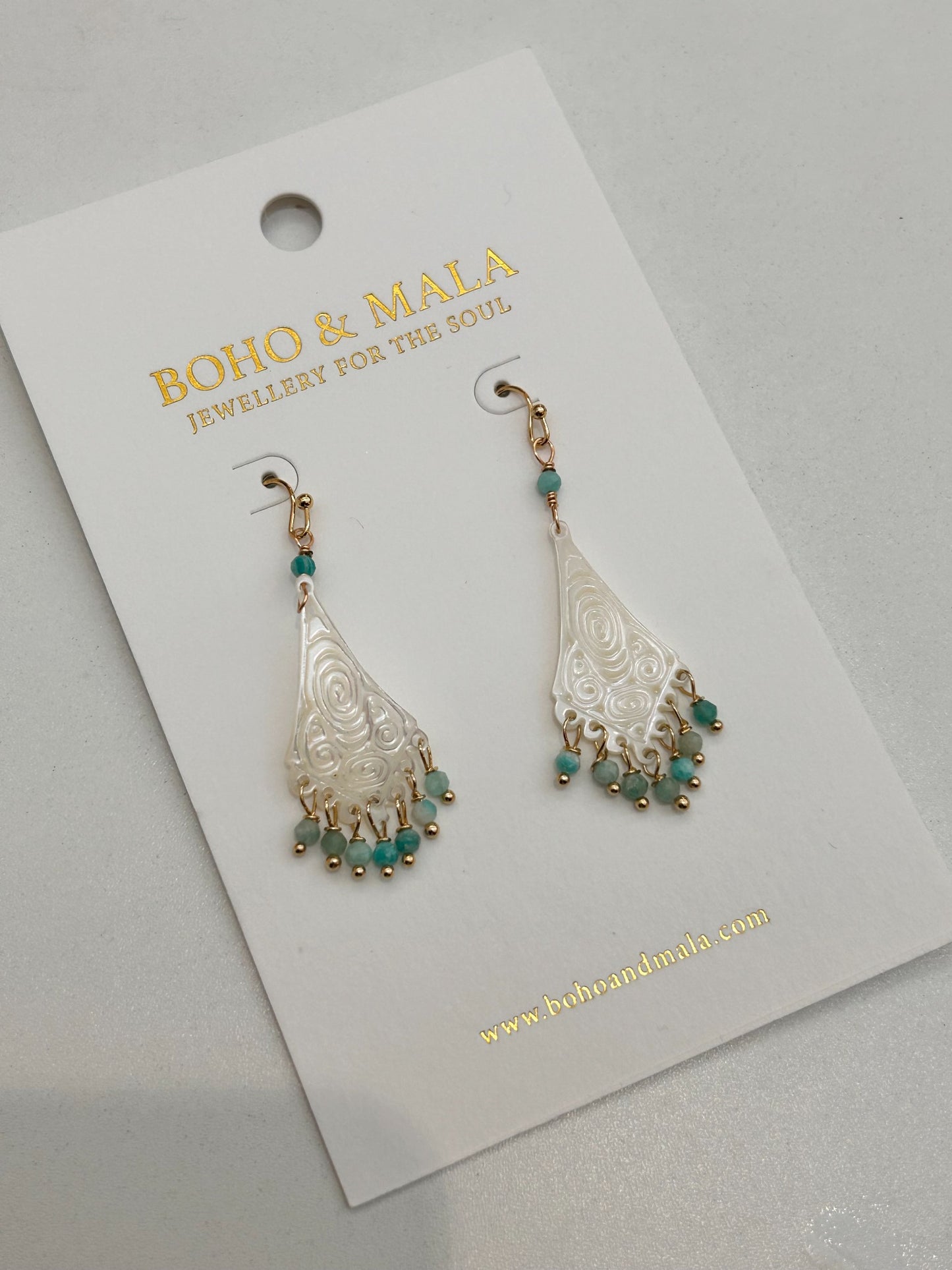 Nalani Pearl Shell Chandelier Earrings original product photo