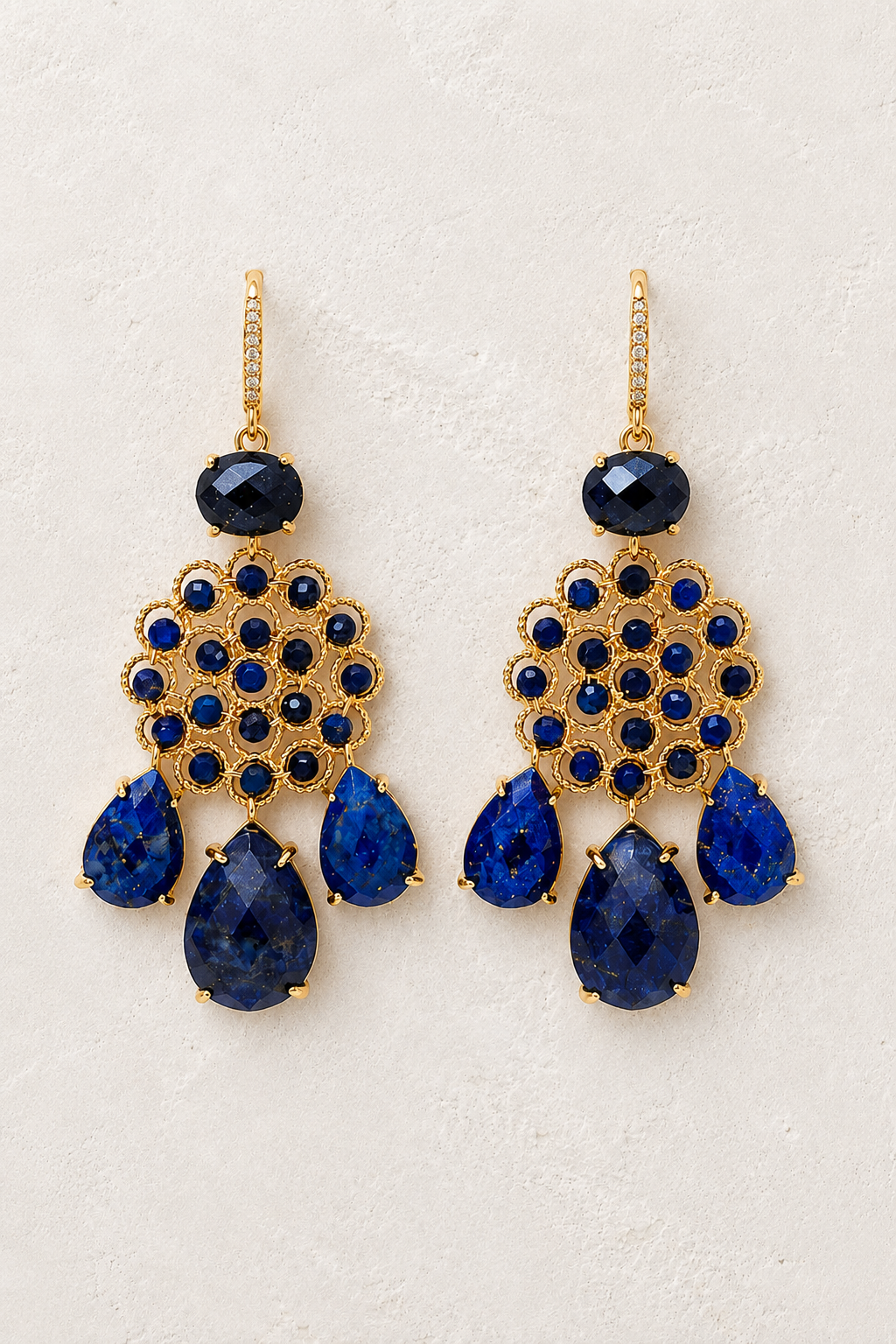 
                  
                    Soleya Lapis Lazuli genuine gemstone earrings
                  
                