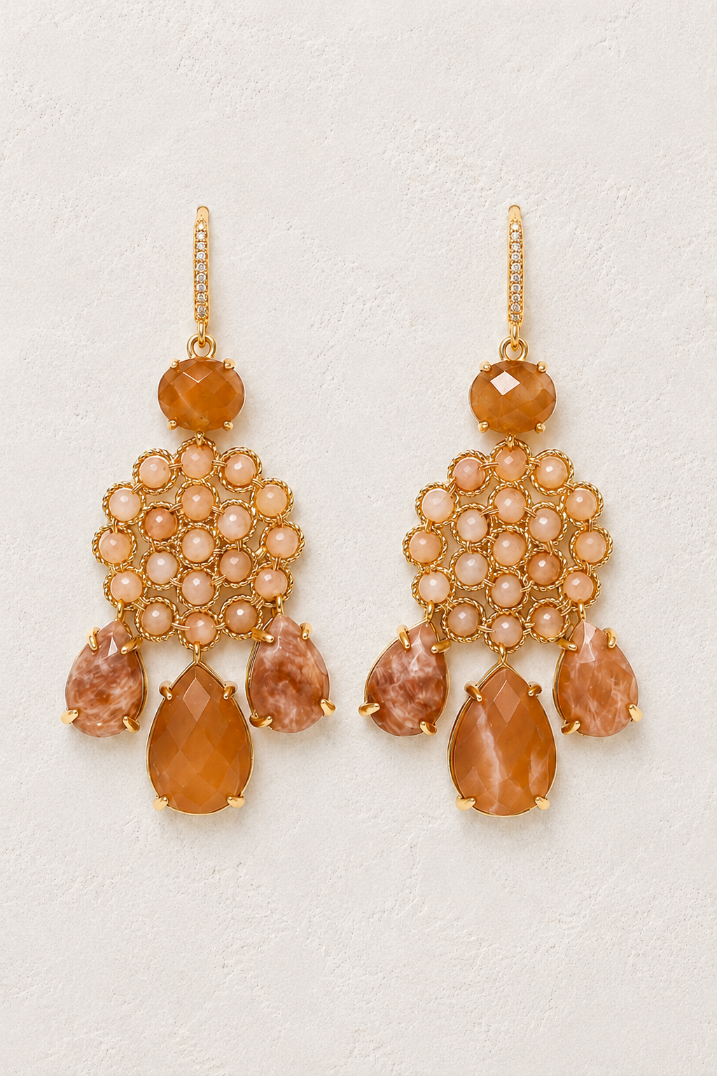 
                  
                    Soleya Sunstone genuine gemstone earrings
                  
                