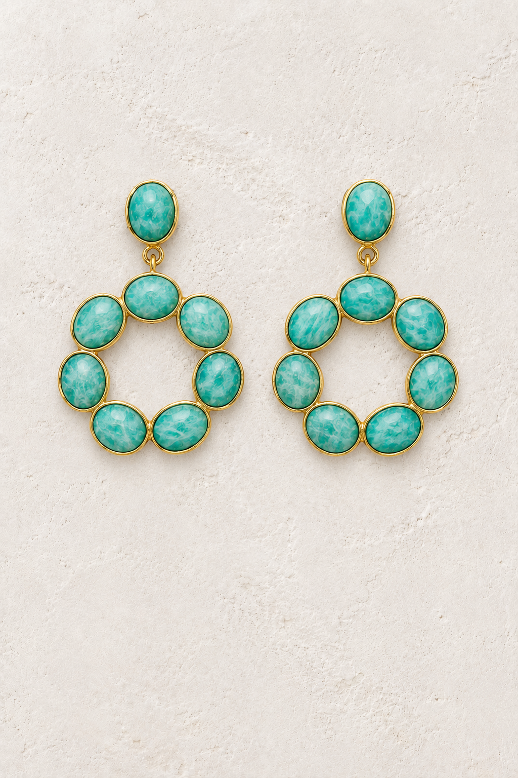 Soul Amazonite genuine gemstone earrings