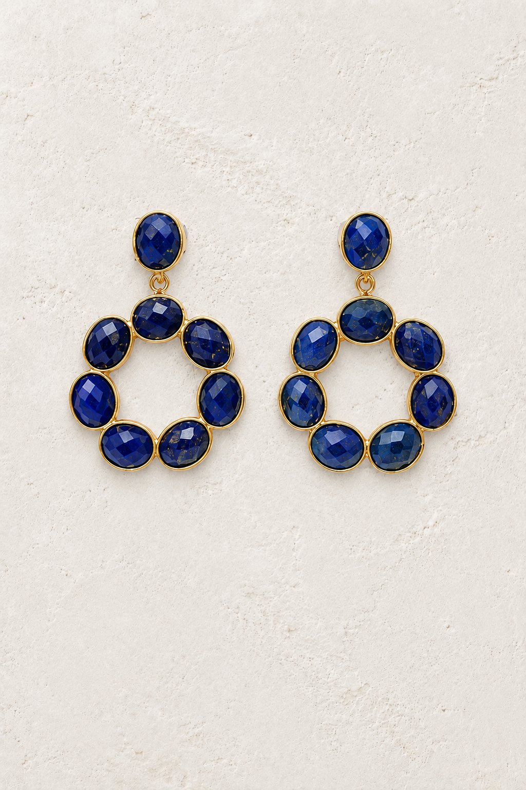Soul Lapis Lazuli genuine gemstone earrings