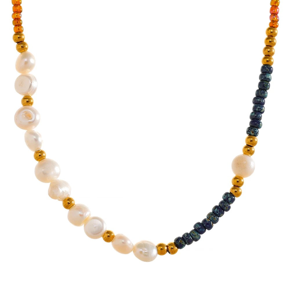 
                  
                    Soleil Rainbow Pearl Necklace
                  
                